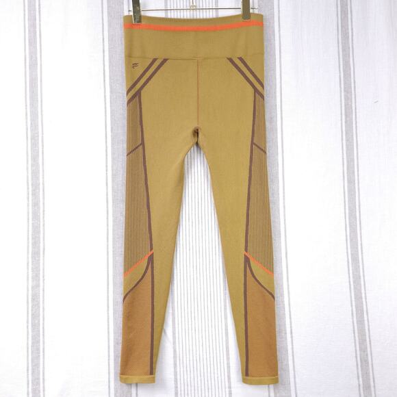 Fabletics Legging Women XL Seamless Jacquard Olive Green Stretch Knit Super Cozy - Picture 4 of 16